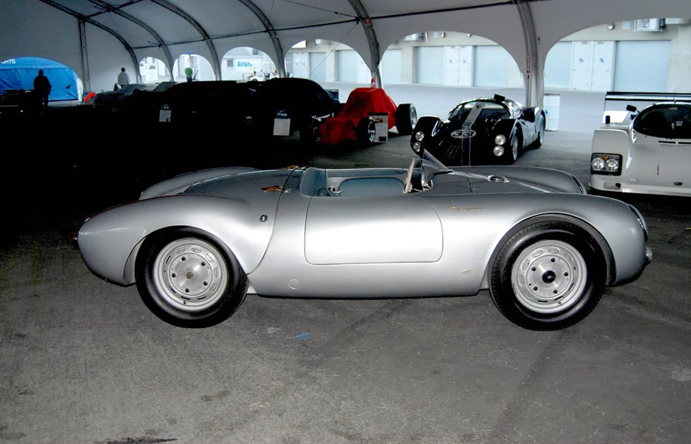 Porsche 718 Spyder, vue extérieure du modèle