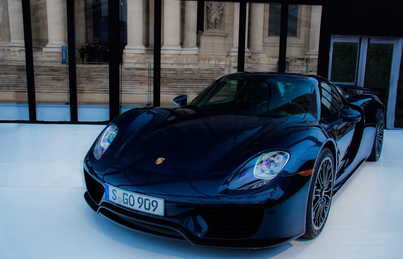 Porsche 918 SPYDER, vue extérieure du modèle