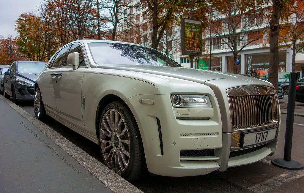 Rolls-royce Ghost, vue extérieure du modèle