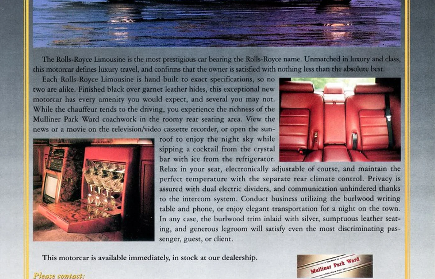 Rolls-royce Touring Limousine, vue extérieure du modèle