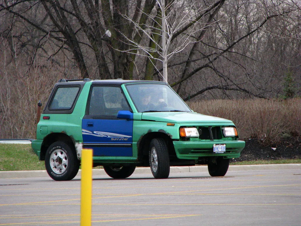 Suzuki Sidekick, vue extérieure du modèle
