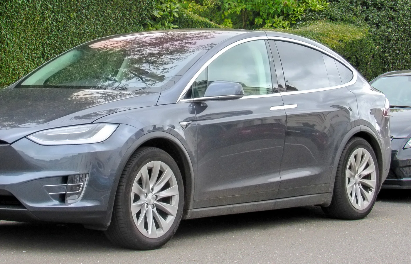 Tesla Model X, vue extérieure du modèle